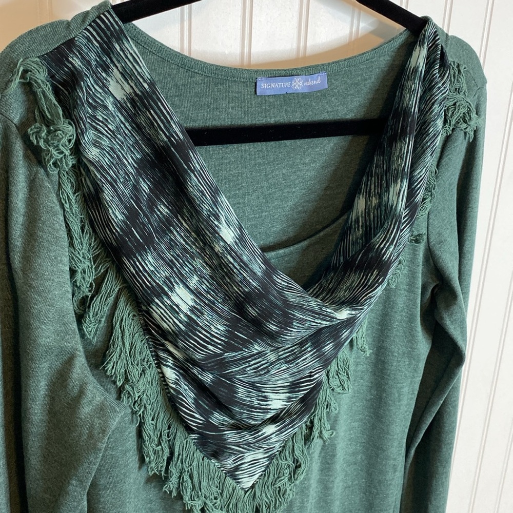 Signature Weekend Women’s Plus size 14/16 Hunter Green type color 🎄